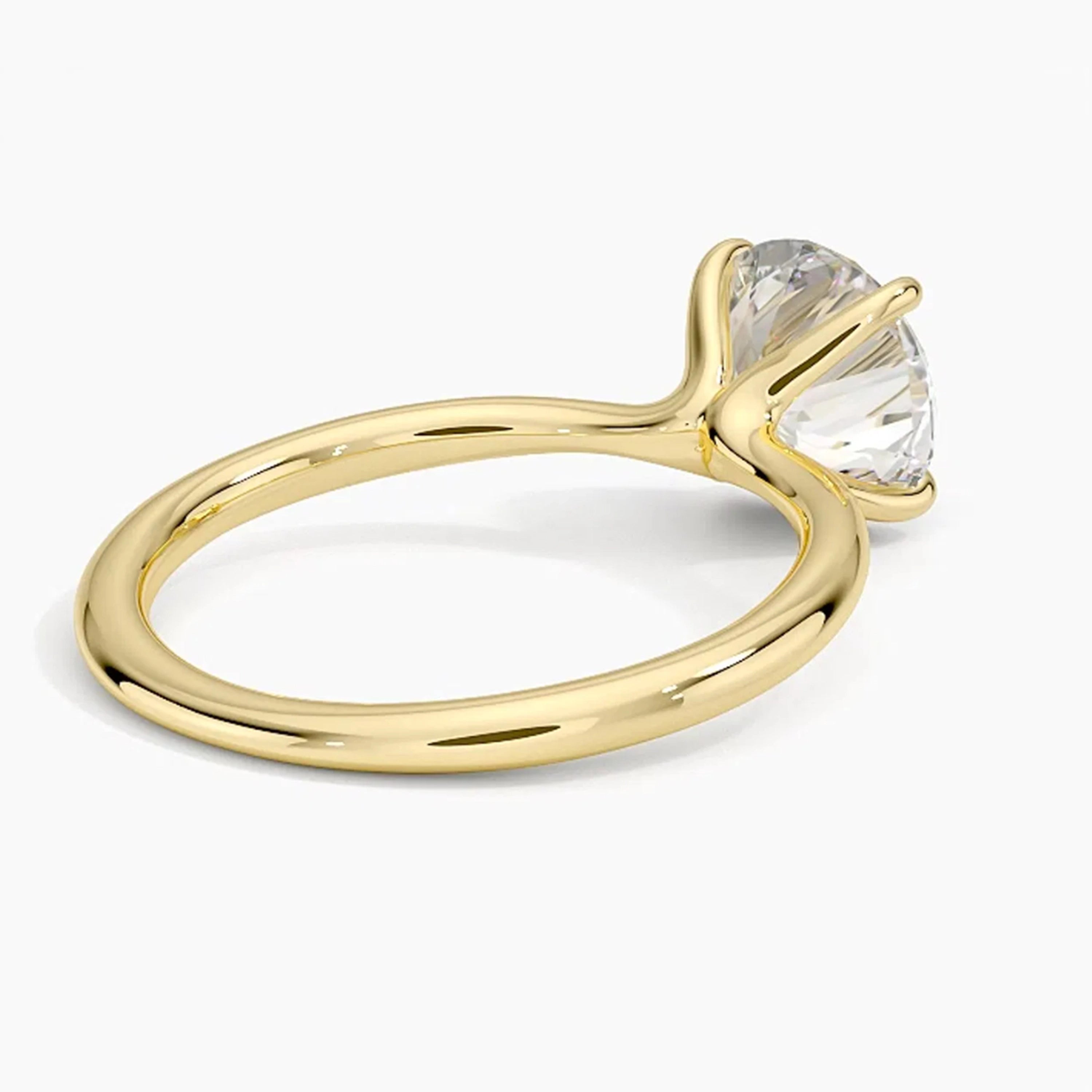 Iris Round Solitaire Ring