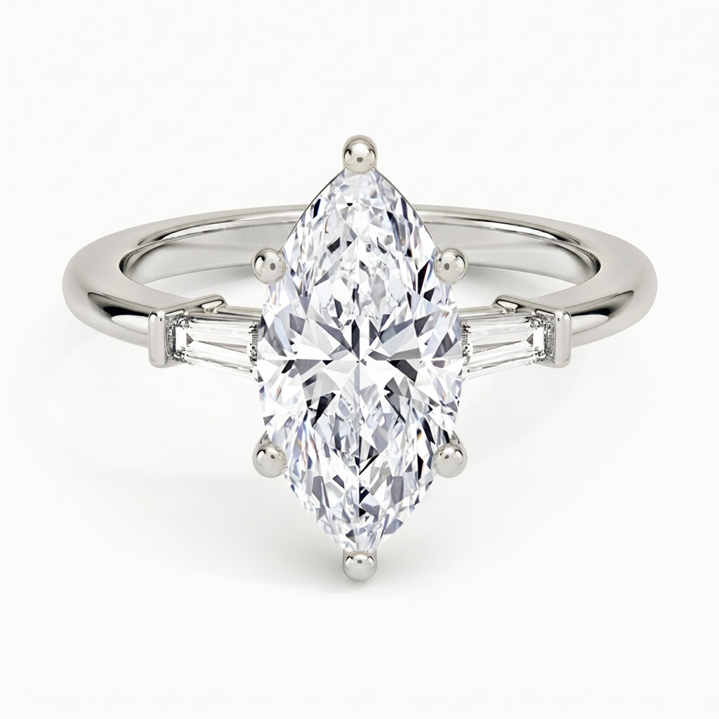 Legacy Marquise Three-Stone Ring