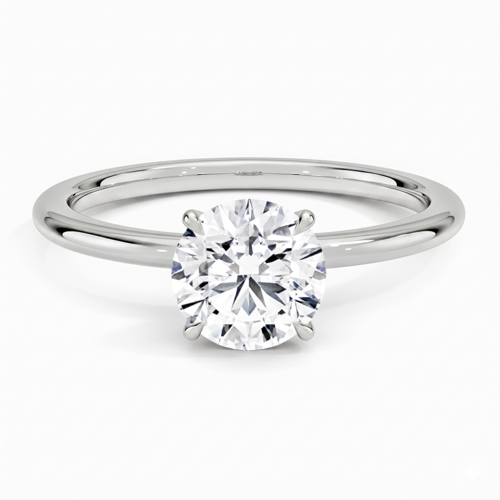 Flora Solitaire Ring