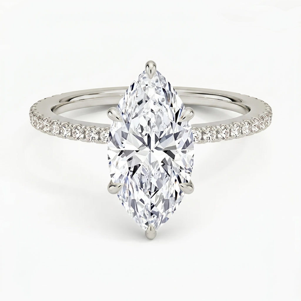 Lumina Pavé Marquise Ring