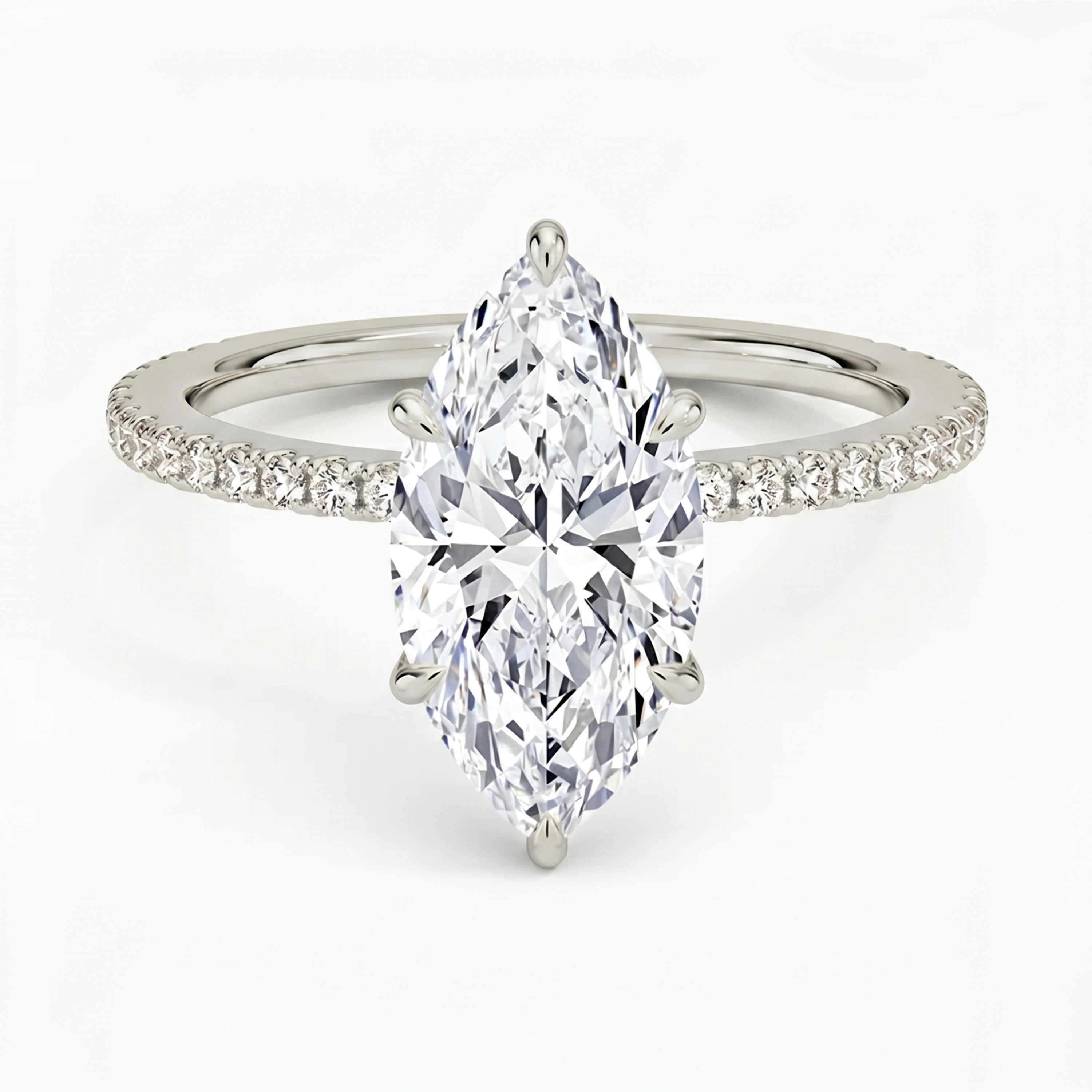 Lumina Pavé Marquise Ring