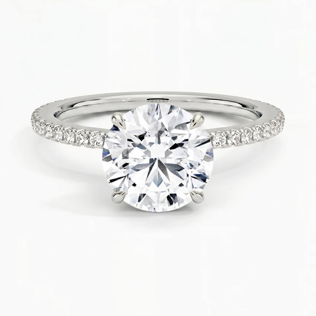 Lumina Pavé Round Ring