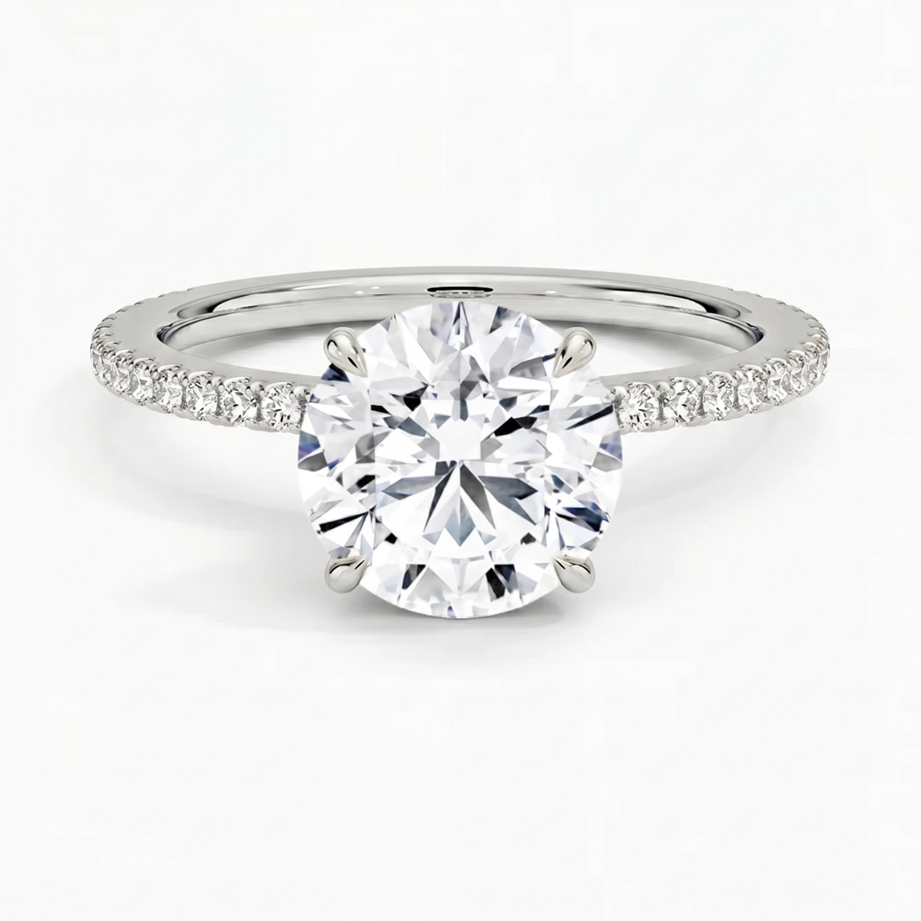 Lumina Pavé Round Ring