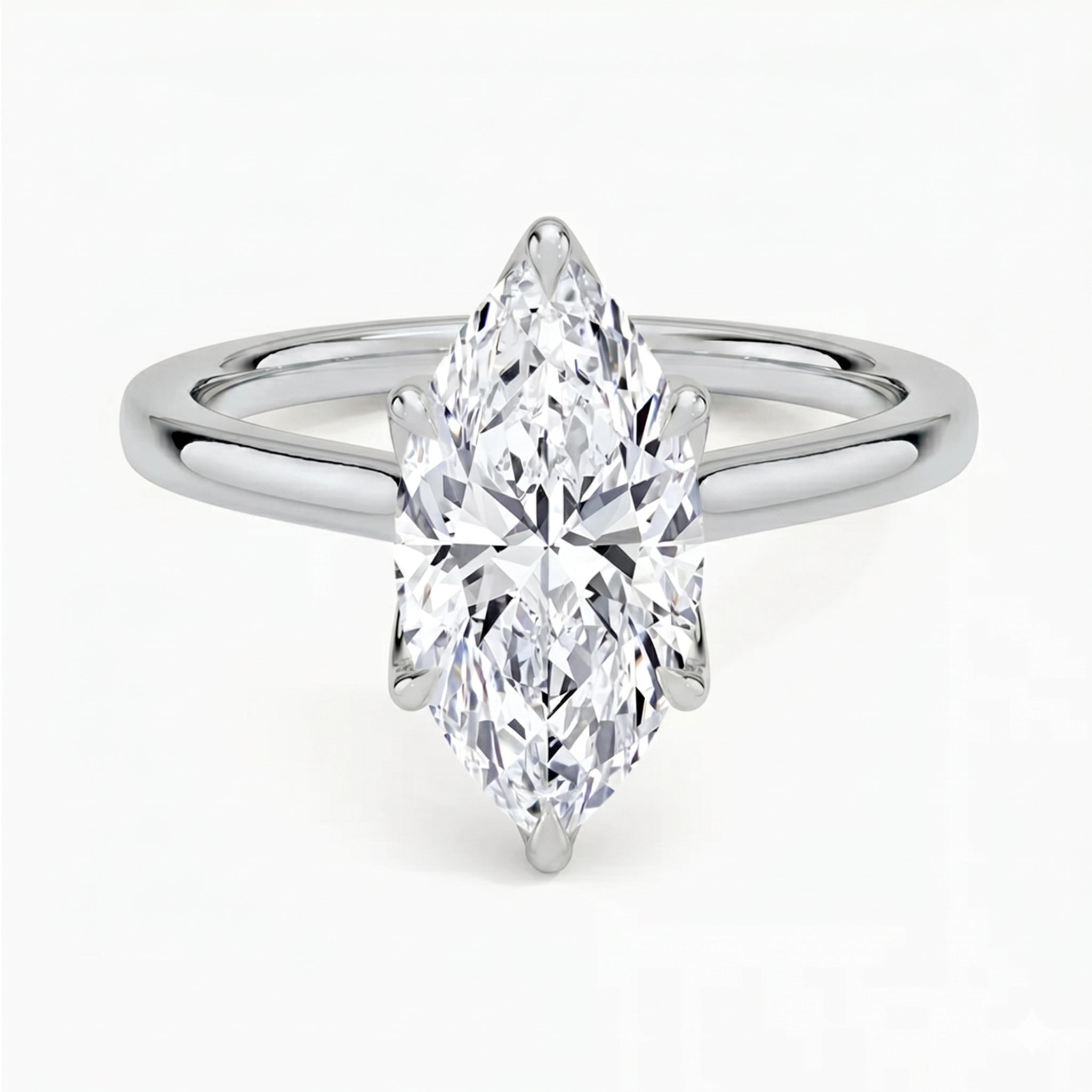 Flora Marquise Solitaire Ring