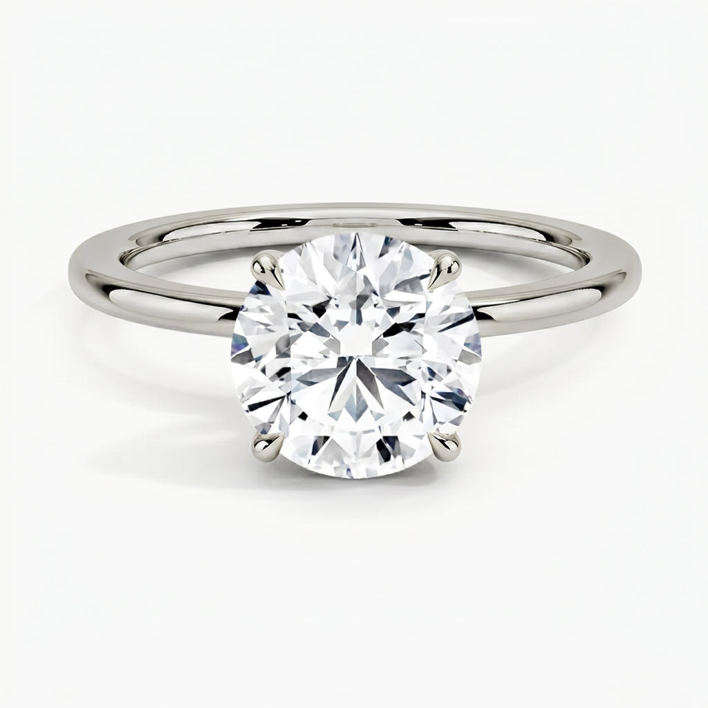 Classic Four-Prong Solitaire Ring