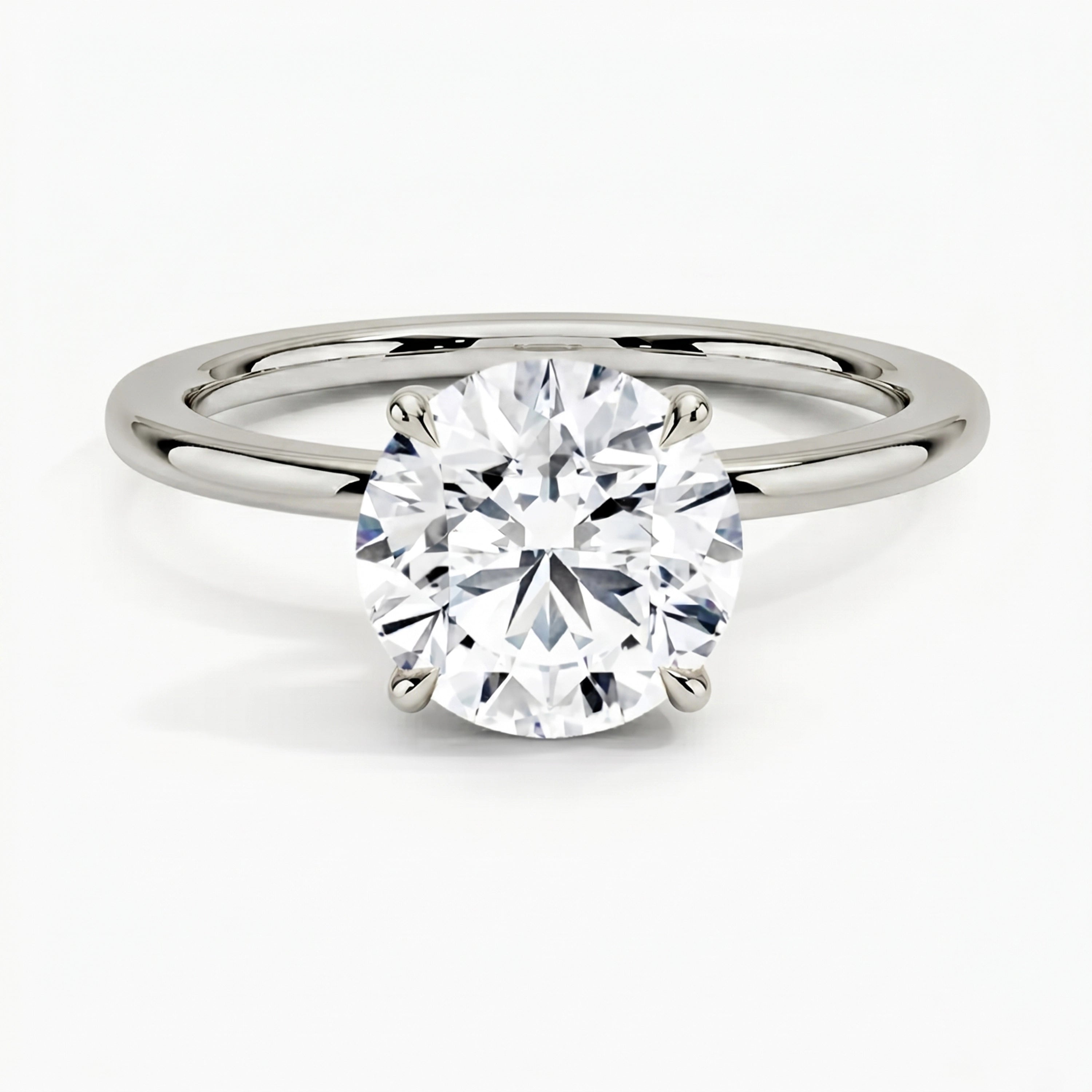 Classic Four-Prong Solitaire Ring