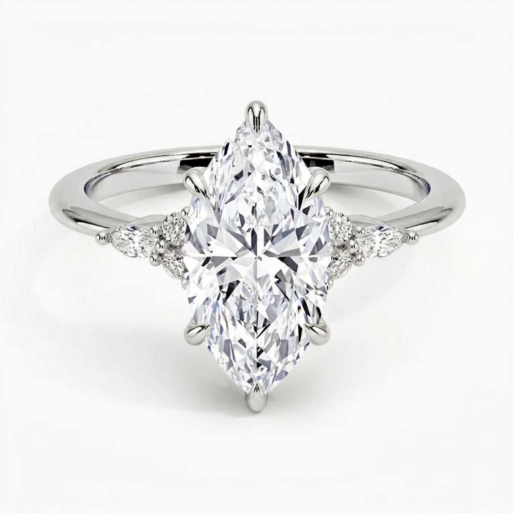Laurel Marquise Ring