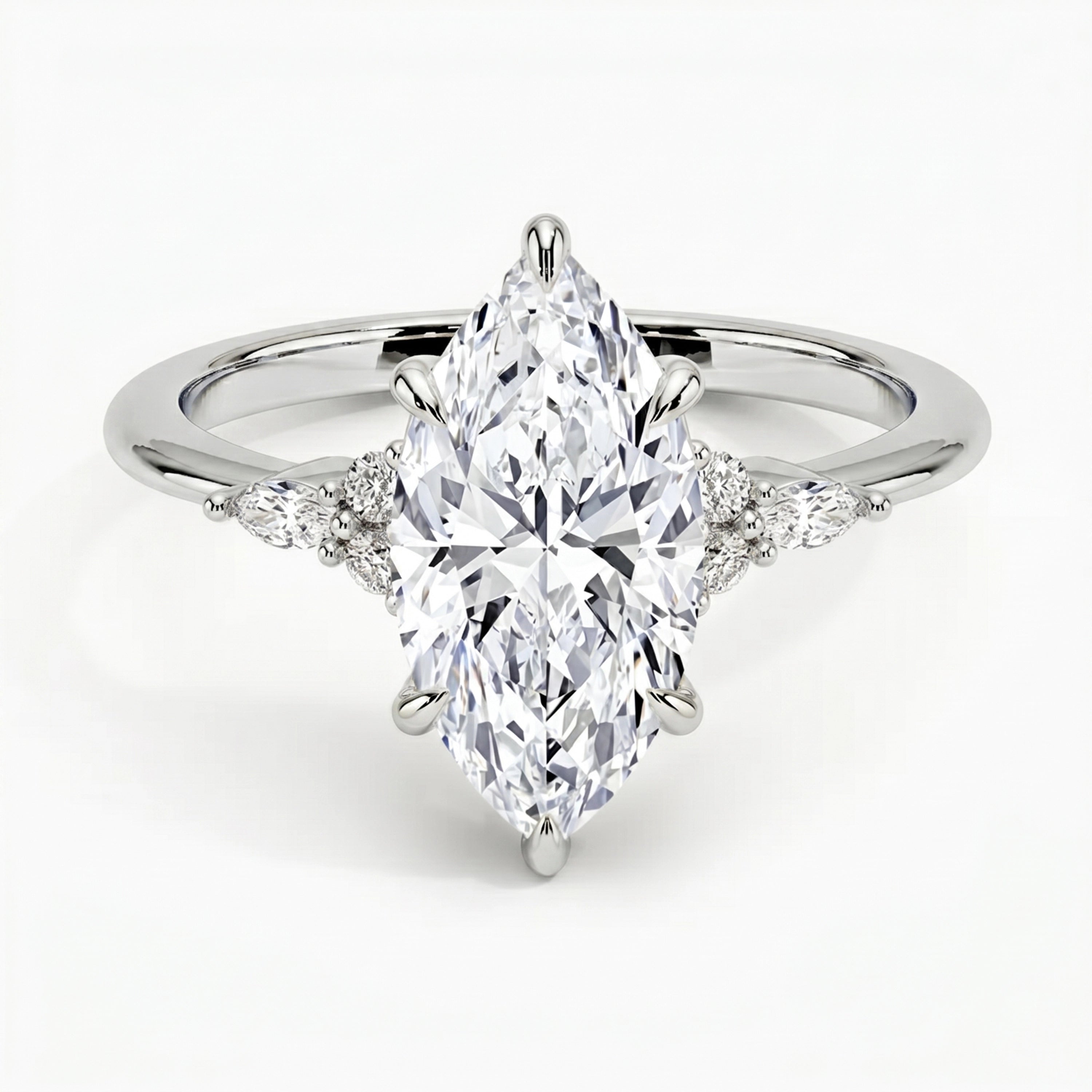 Laurel Marquise Ring
