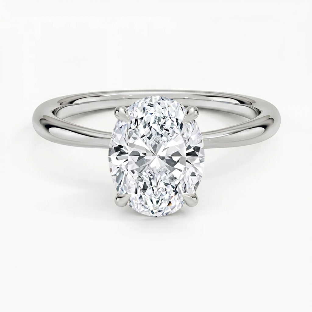 Iris Oval Solitaire Ring