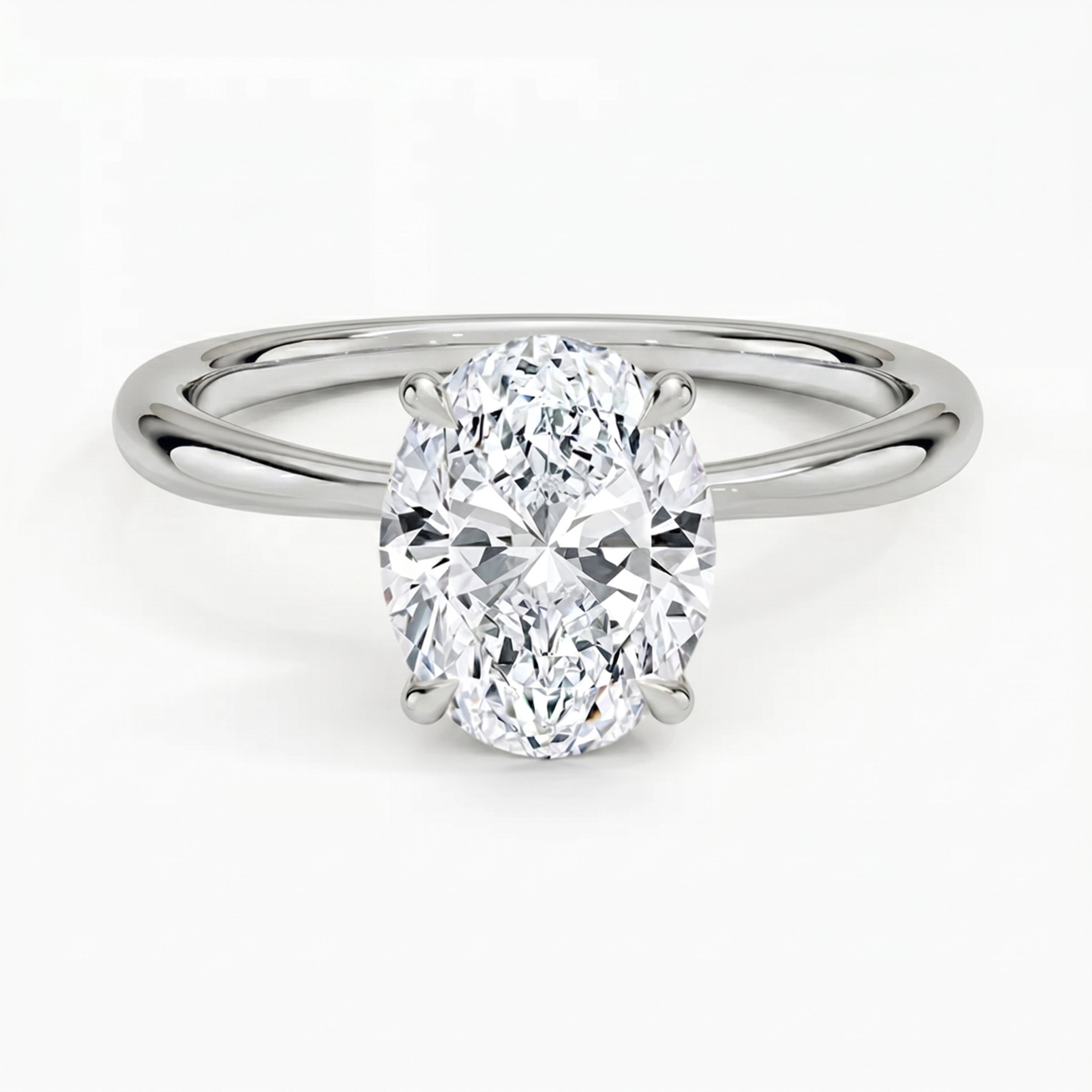 Iris Oval Solitaire Ring