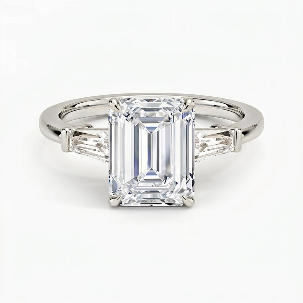 Legacy Emerald Three-Stone Ring