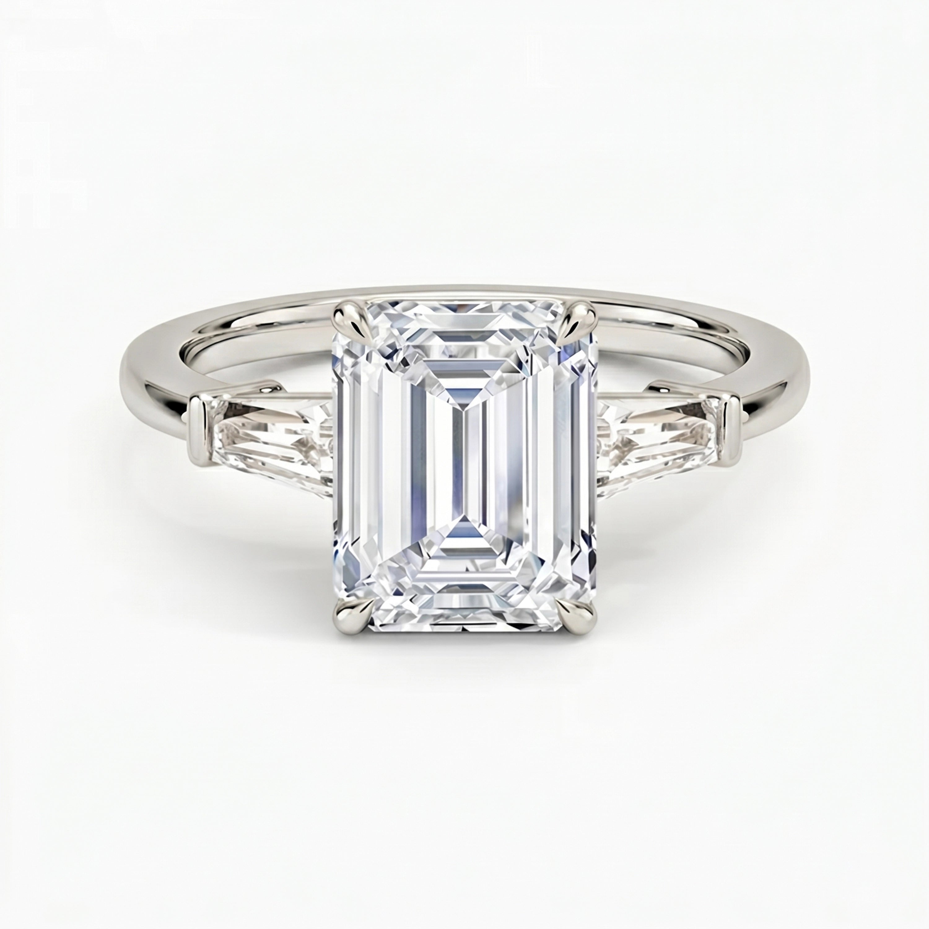 Legacy Emerald Three-Stone Ring