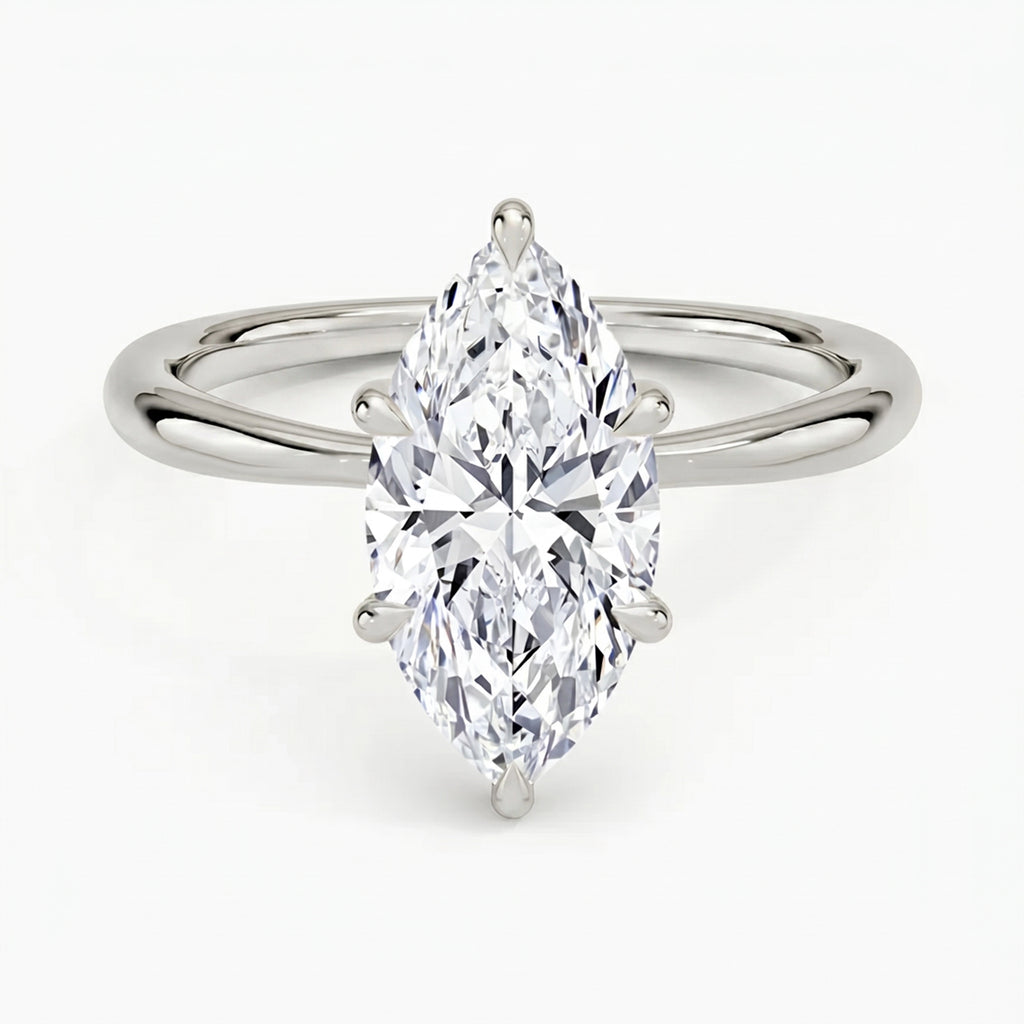 Iris Marquise Solitaire Ring