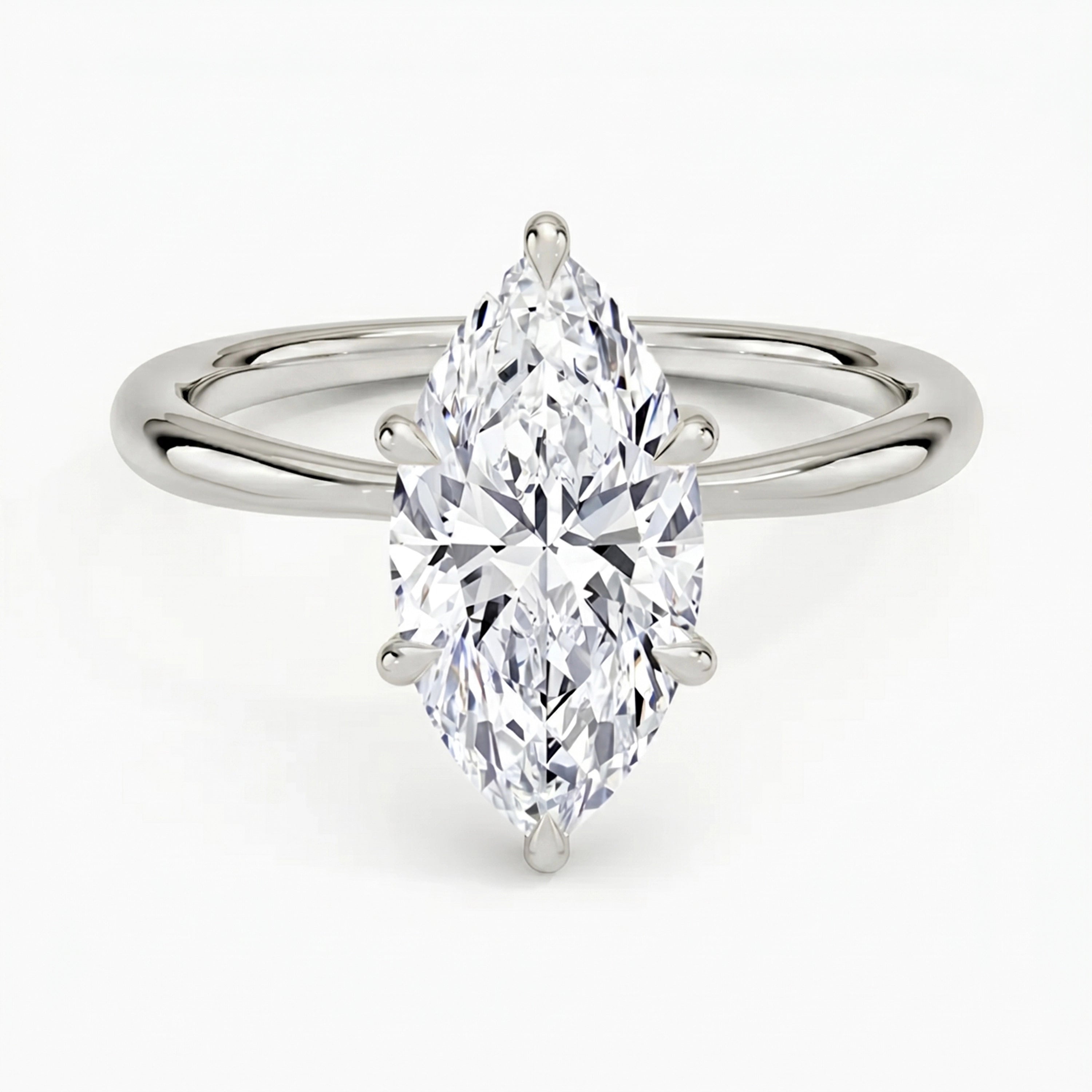 Iris Marquise Solitaire Ring