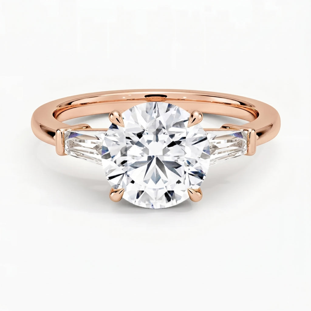 Legacy Round Three-Stone Ring