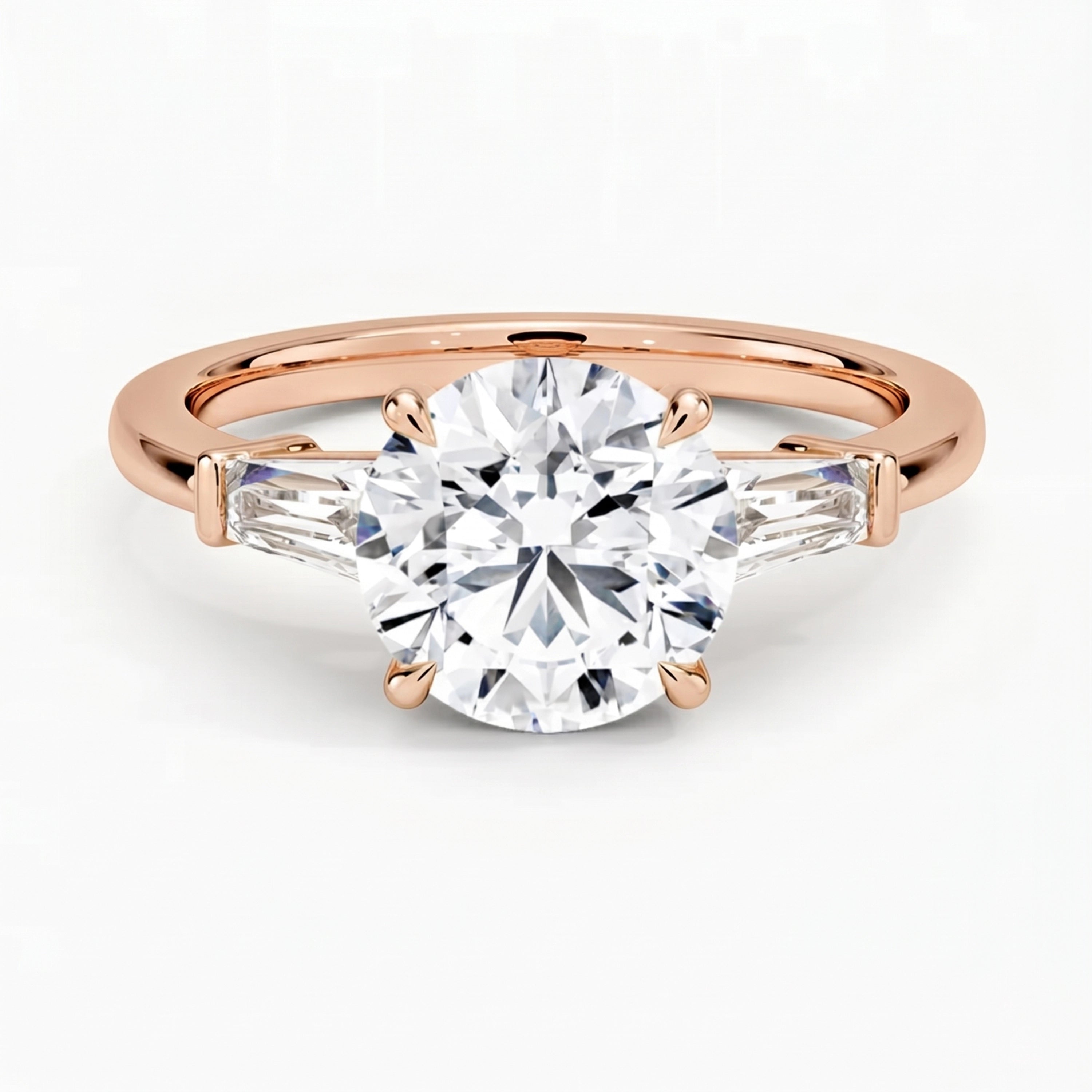 Legacy Round Three-Stone Ring