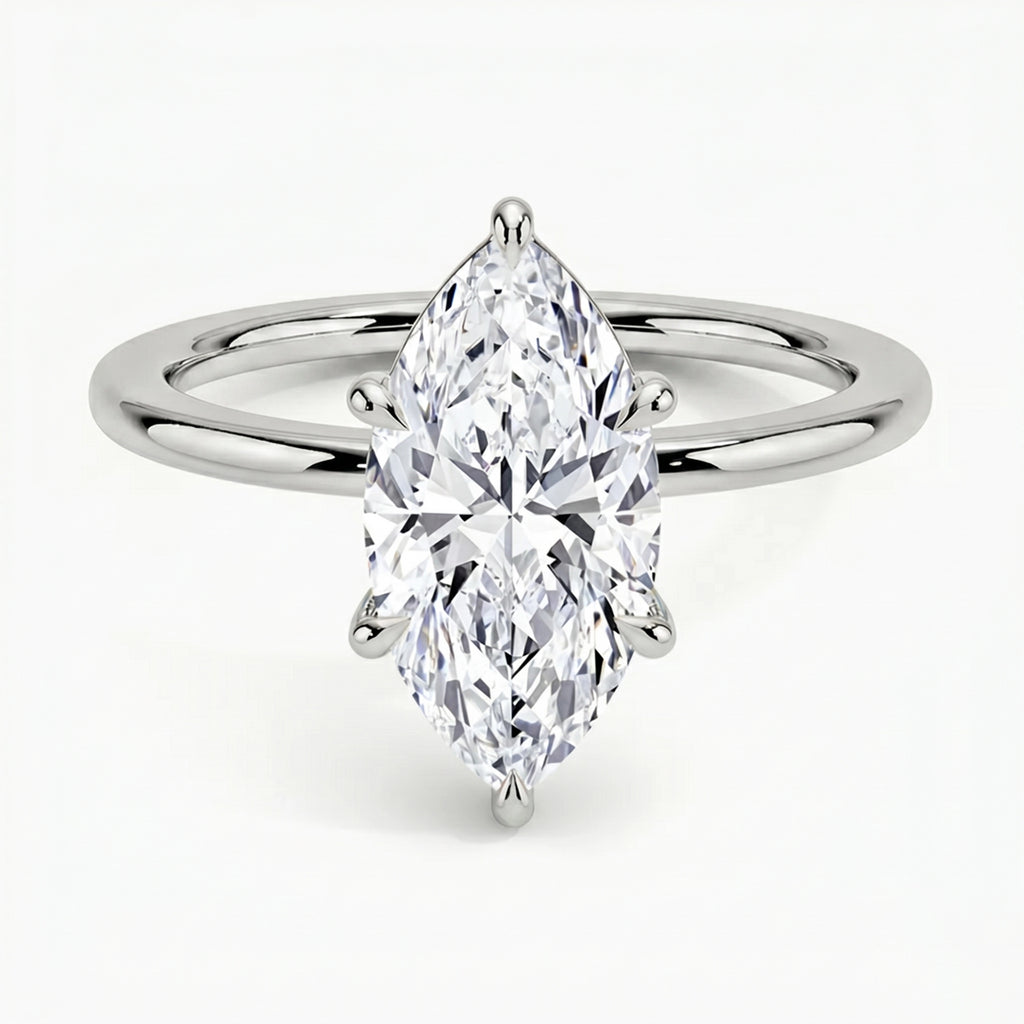 Classic Six-Prong Marquise Solitaire Ring