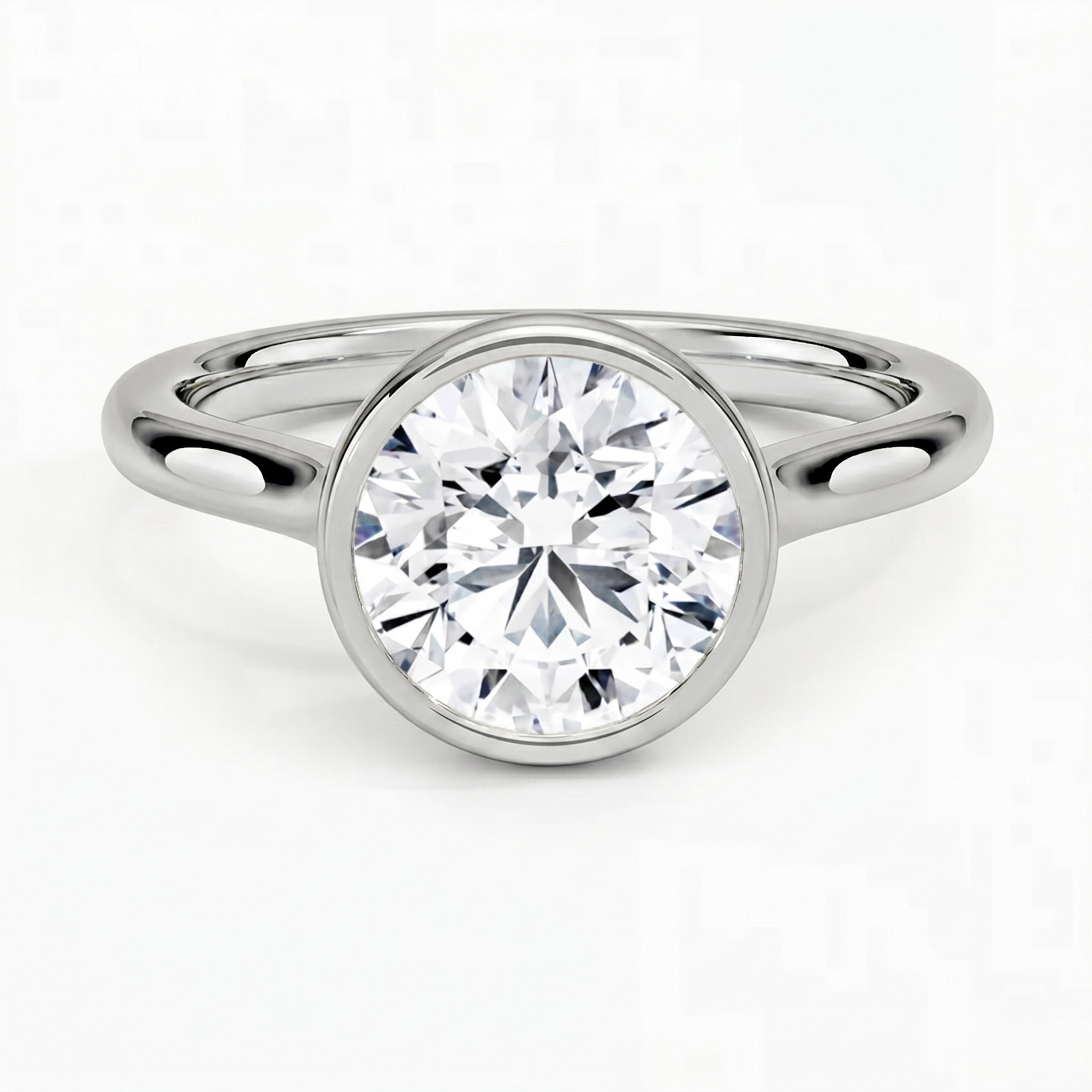 Luna Round Solitaire Ring