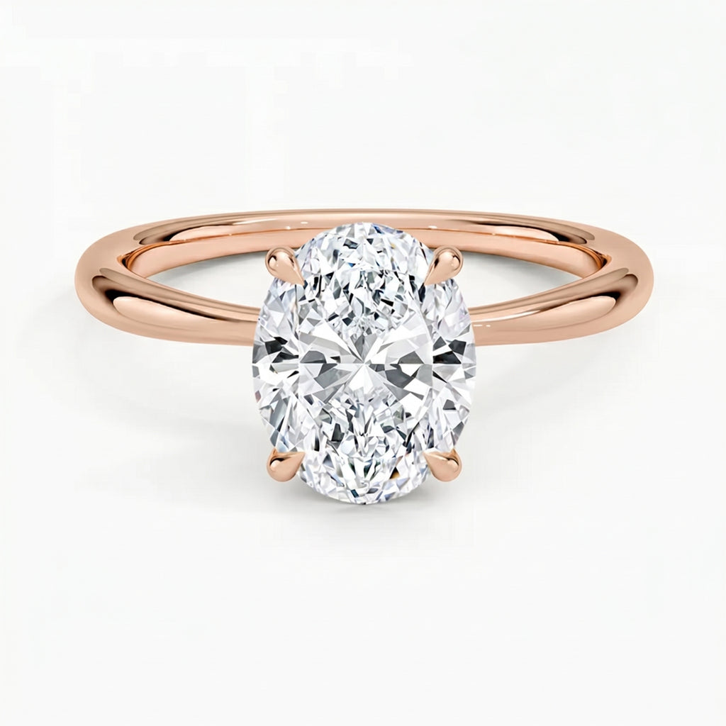Iris Oval Solitaire Ring