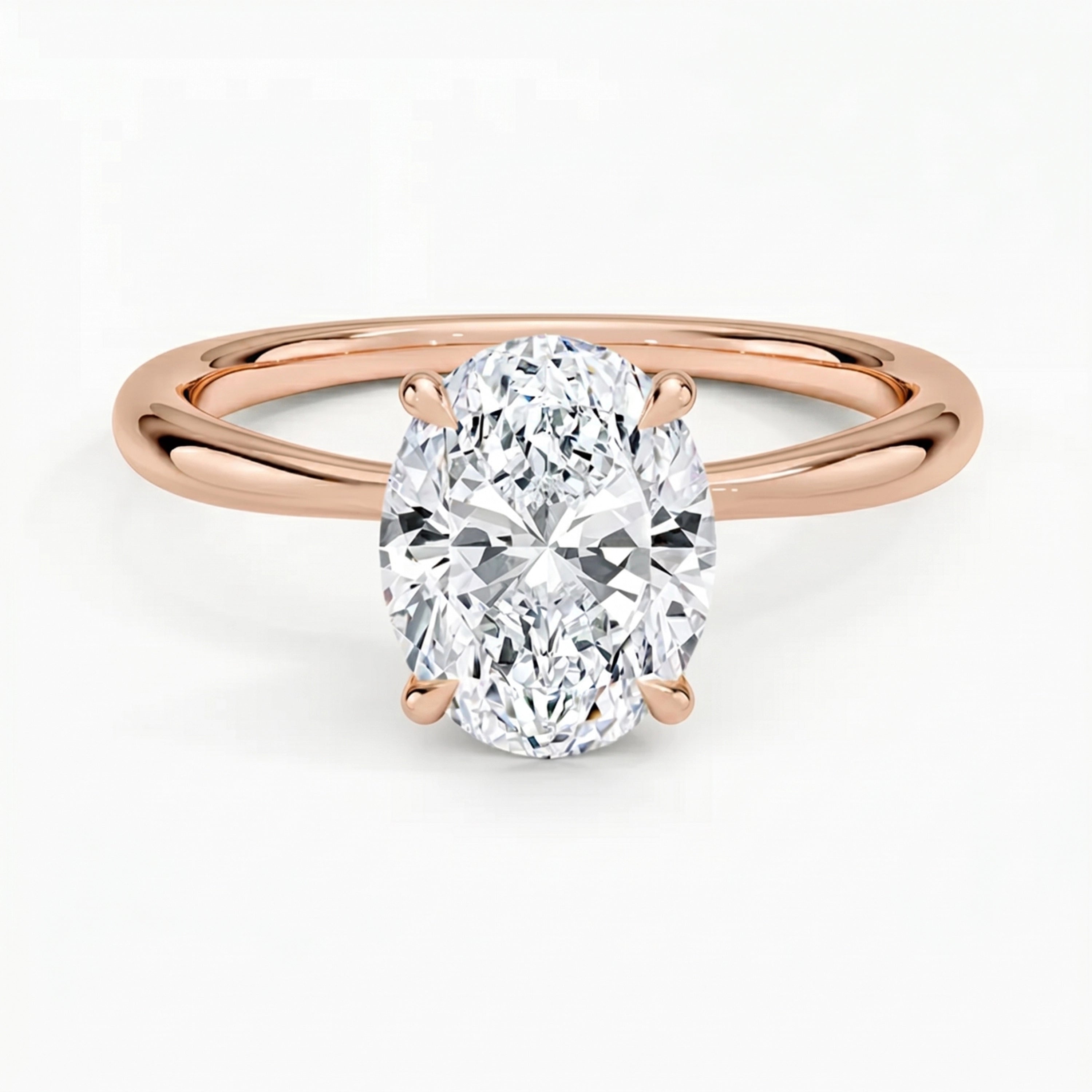 Iris Oval Solitaire Ring
