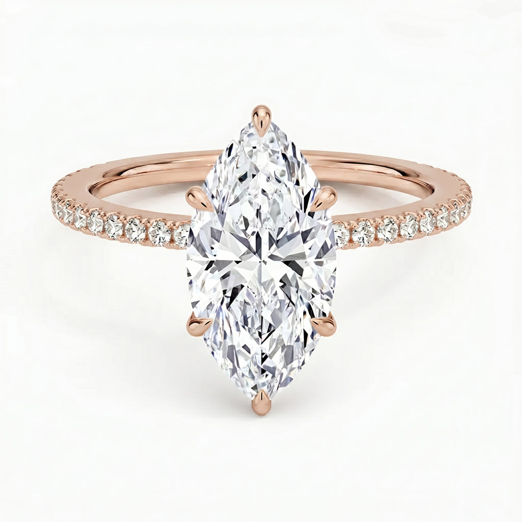 Lumina Pavé Marquise Ring