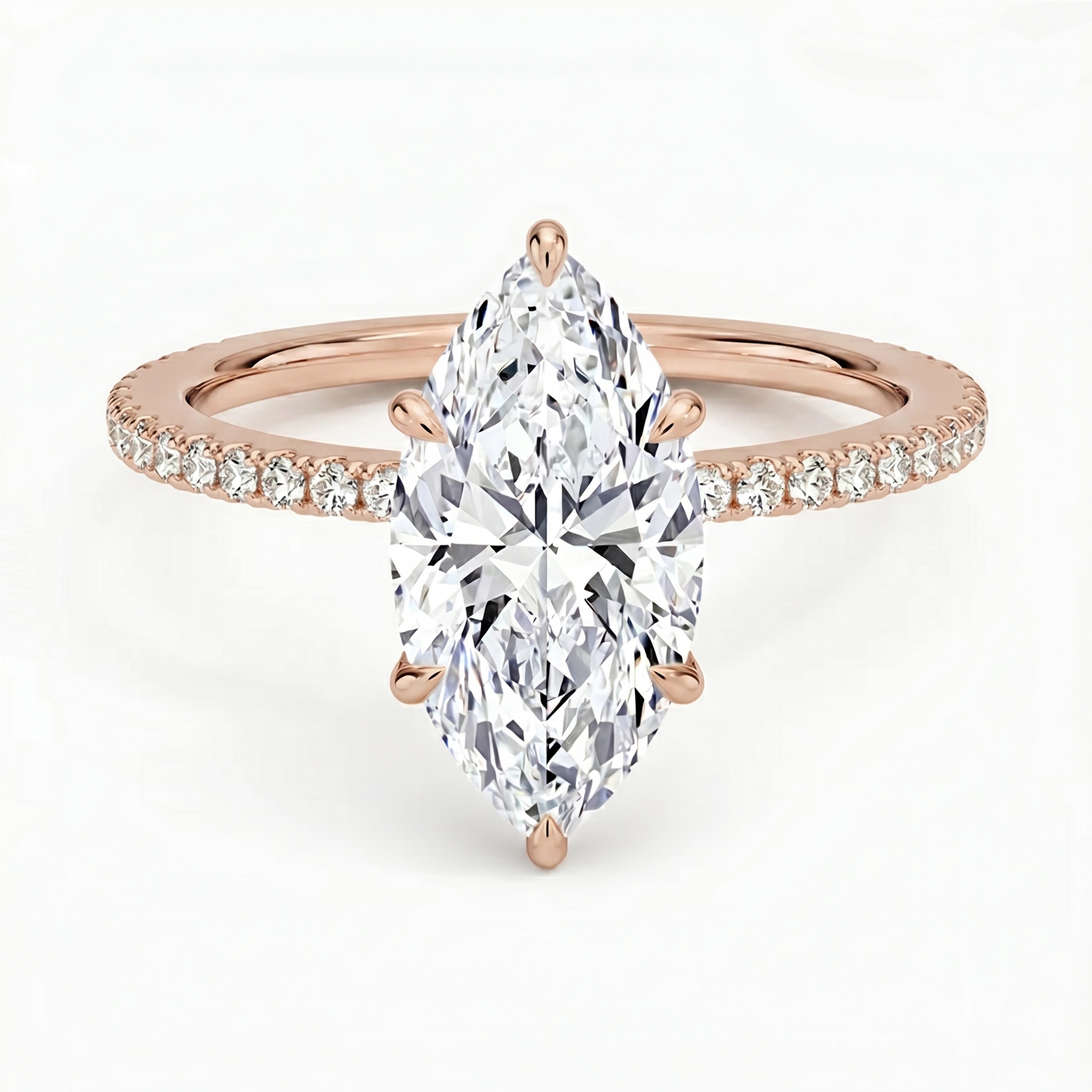 Lumina Pavé Marquise Ring