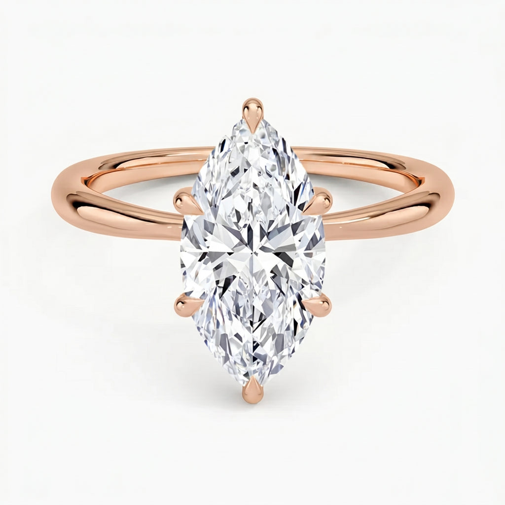 Iris Marquise Solitaire Ring