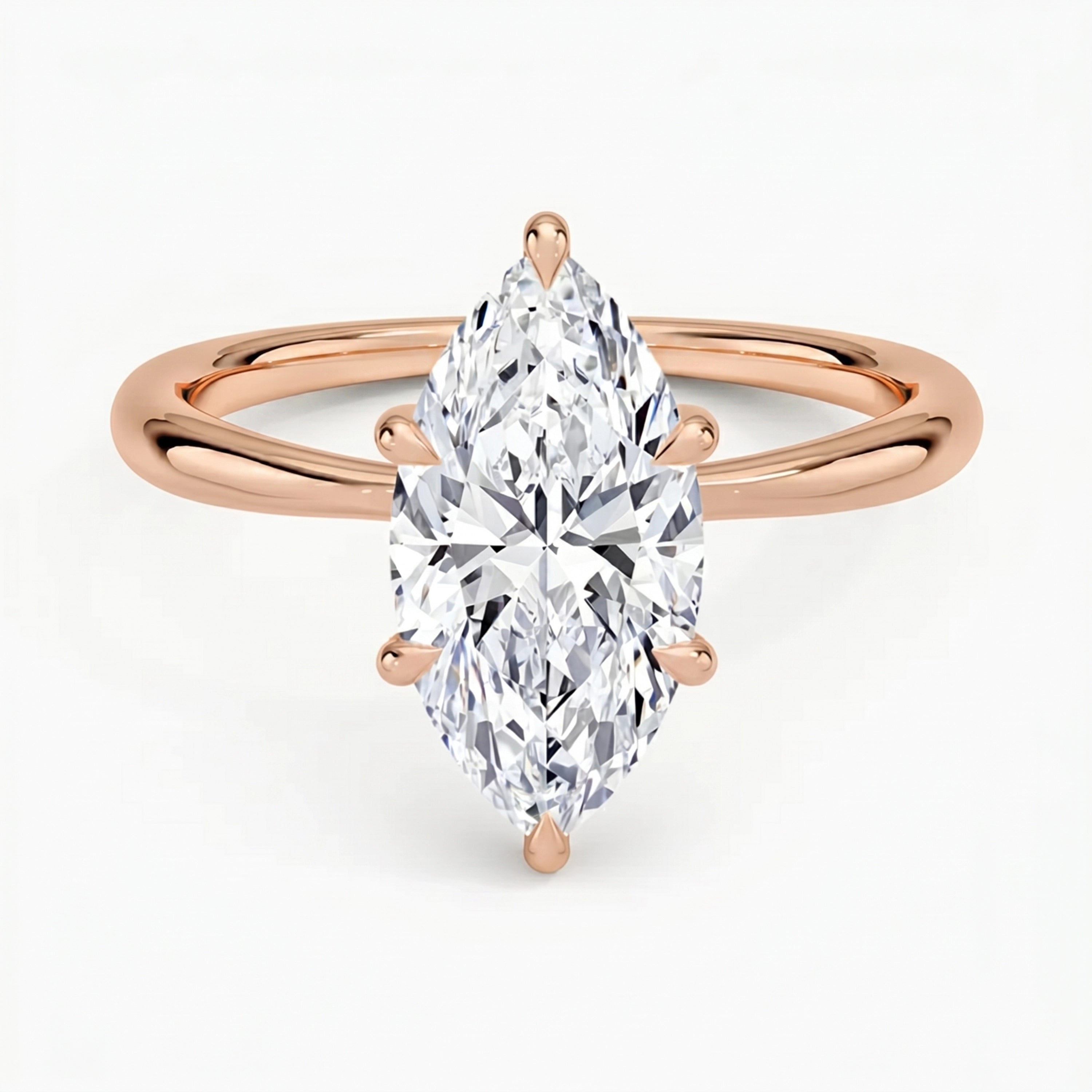 Iris Marquise Solitaire Ring