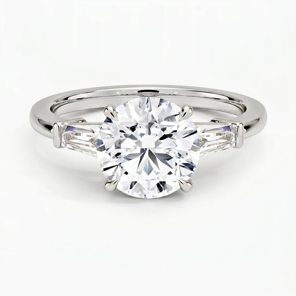 Legacy Round Three-Stone Ring