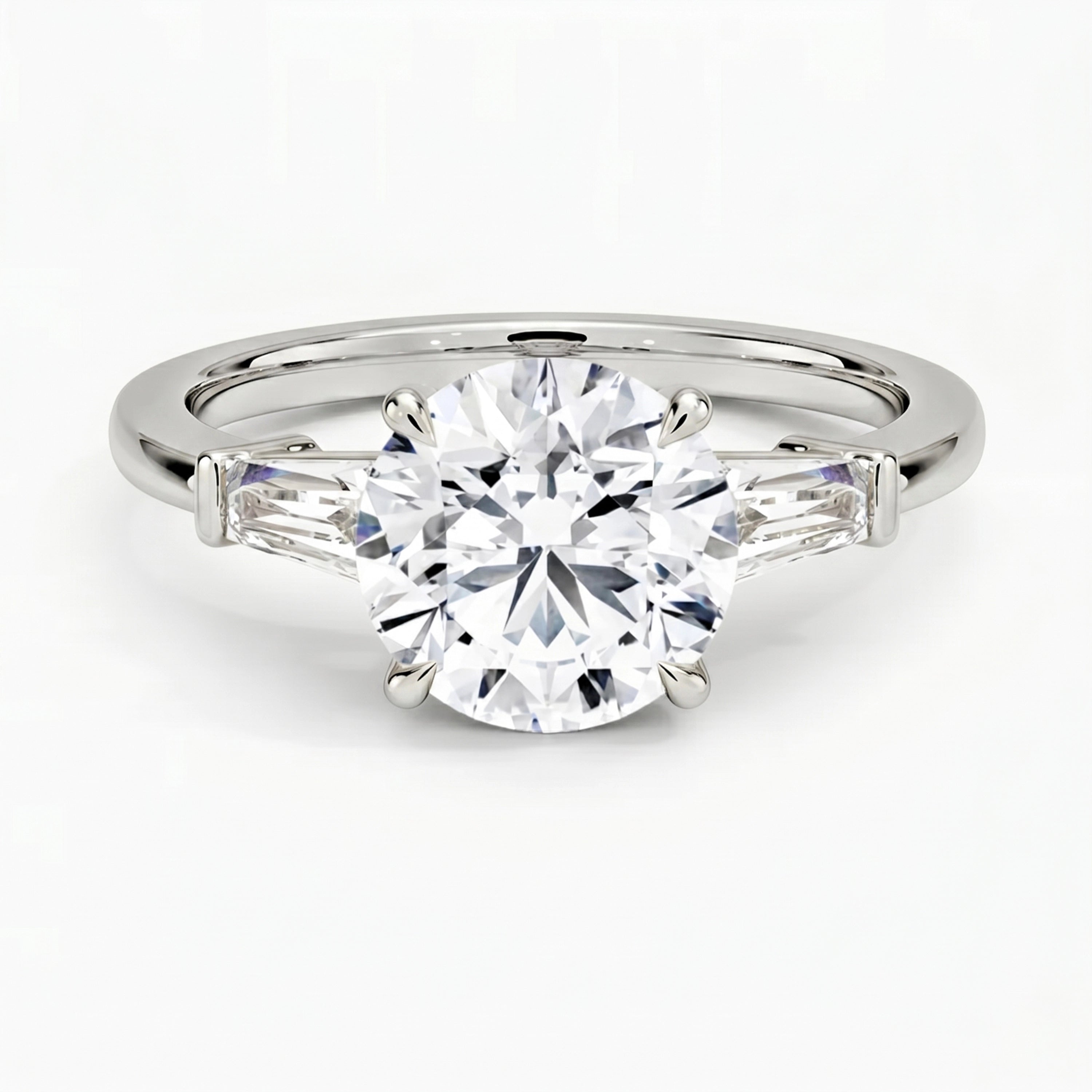 Legacy Round Three-Stone Ring