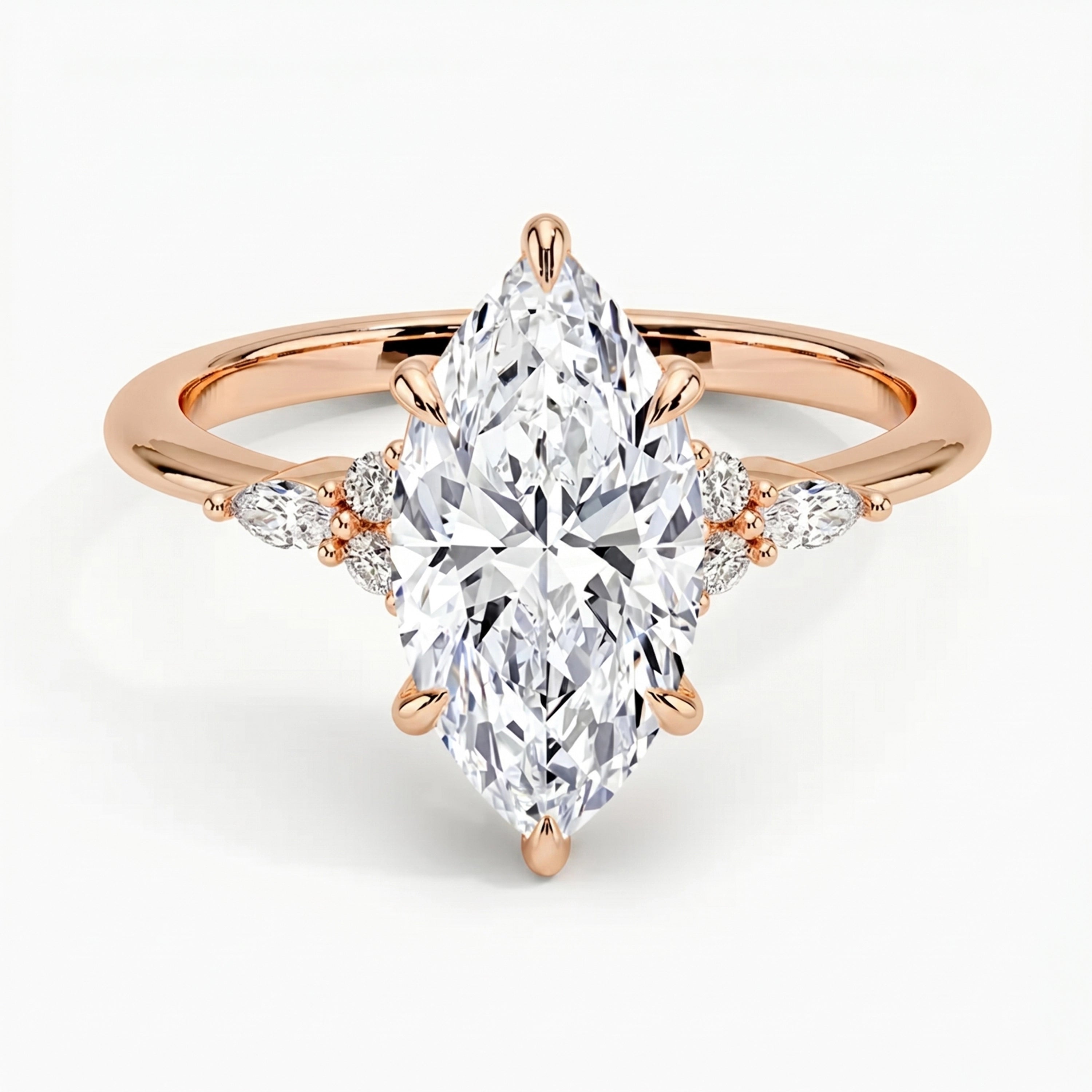 Laurel Marquise Ring