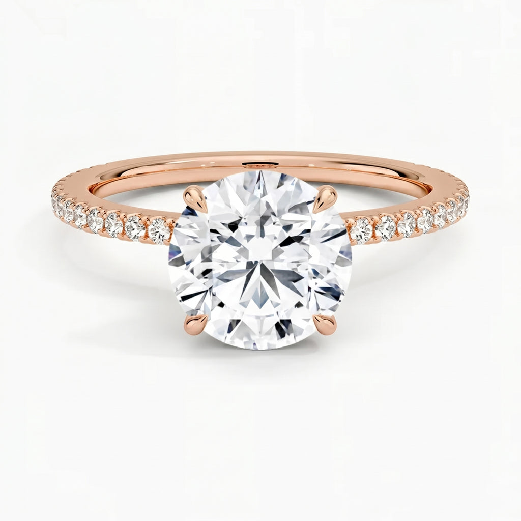 Lumina Pavé Round Ring