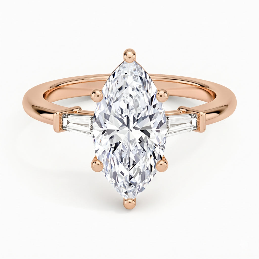Legacy Marquise Three-Stone Ring