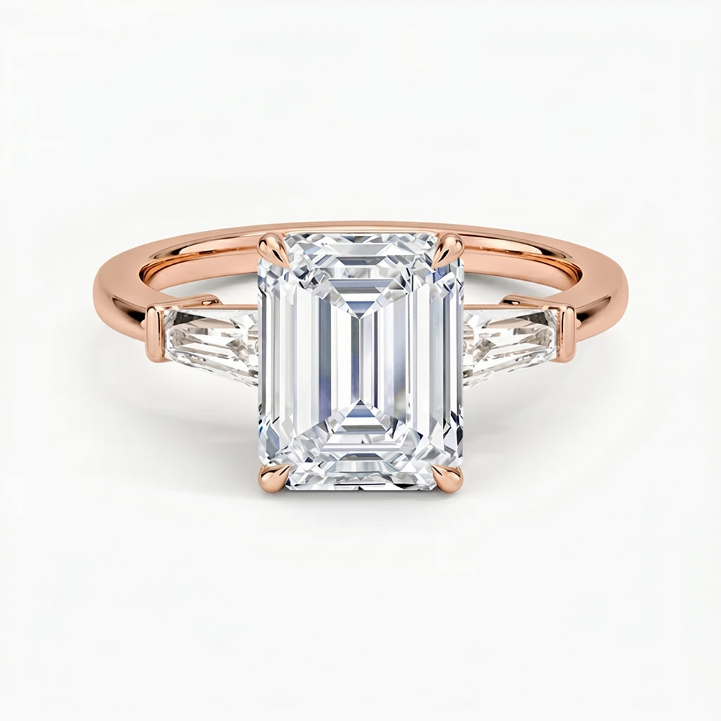 Legacy Emerald Three-Stone Ring