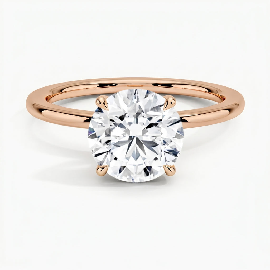 Classic Four-Prong Solitaire Ring