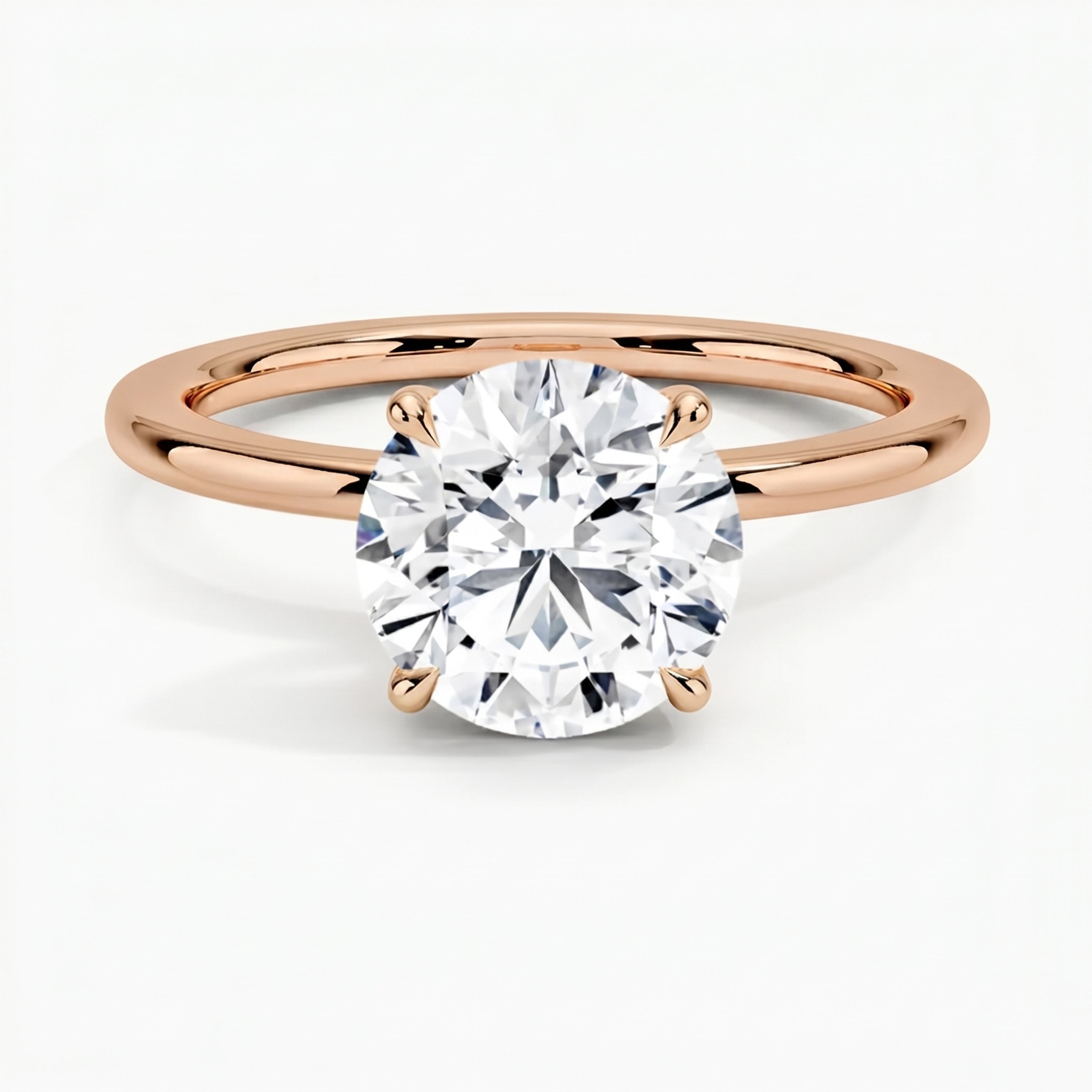 Classic Four-Prong Solitaire Ring