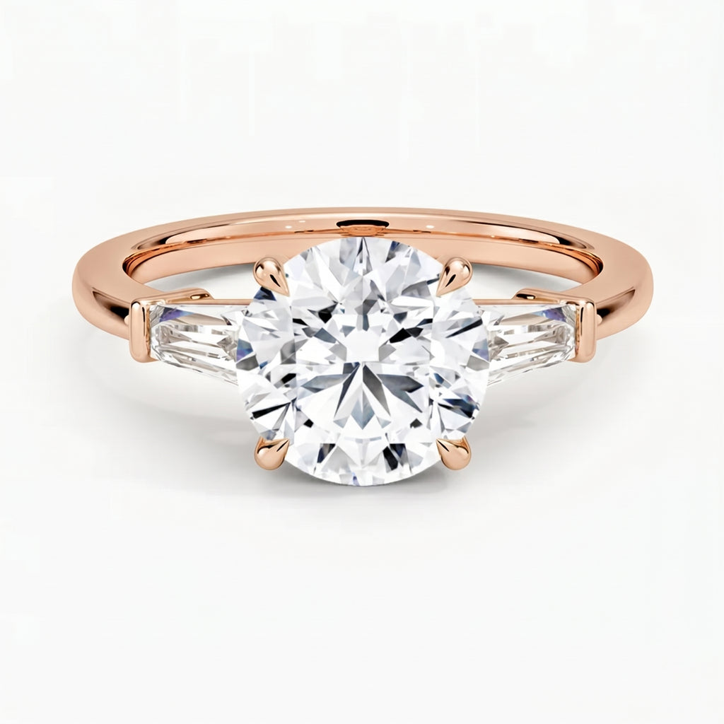Legacy Round Three-Stone Ring