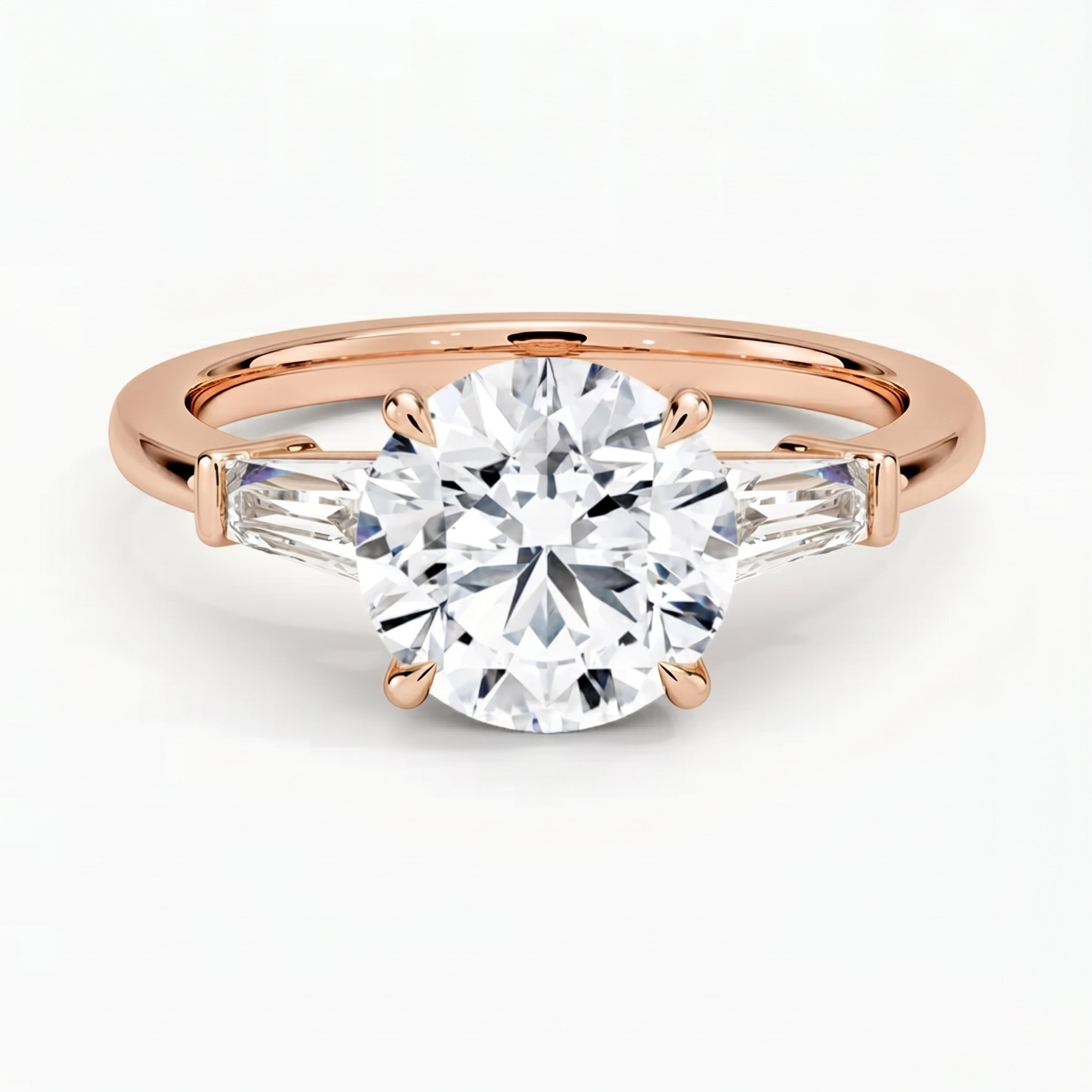 Legacy Round Three-Stone Ring