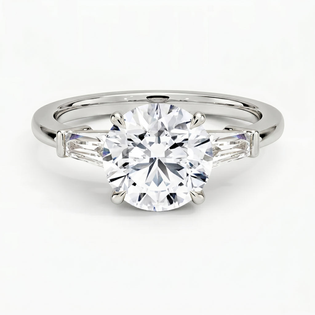 Legacy Round Three-Stone Ring