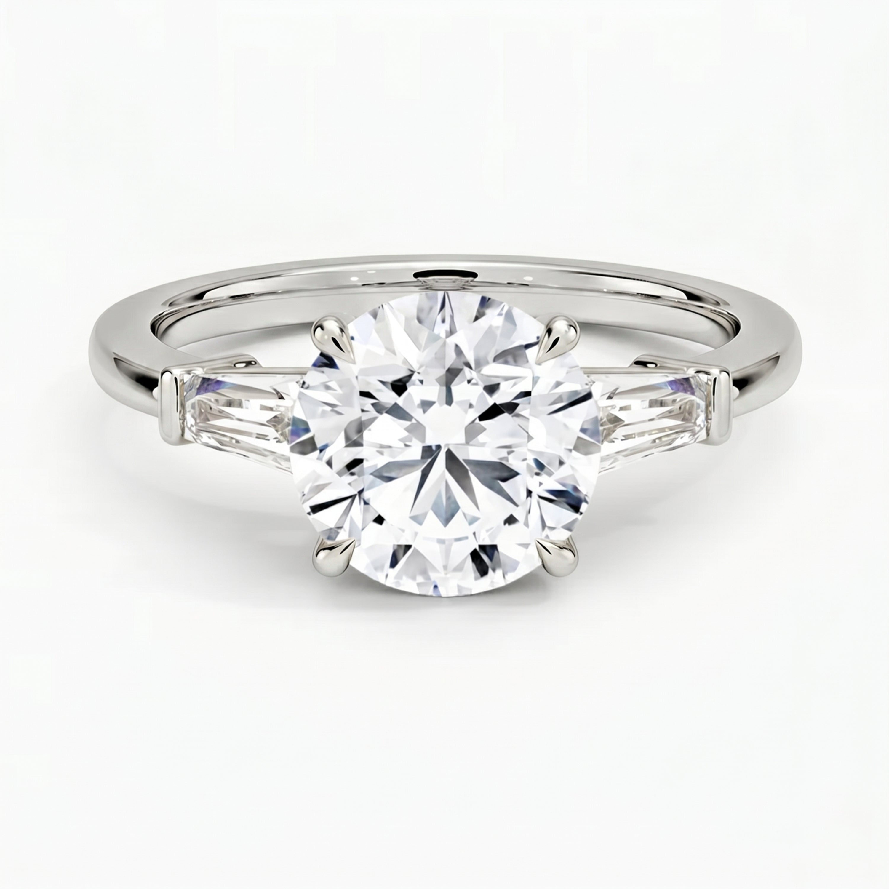 Legacy Round Three-Stone Ring