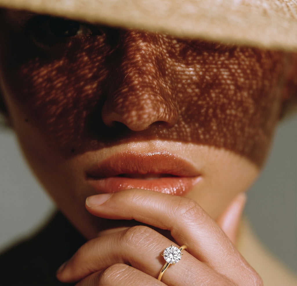 Flora Solitaire Ring