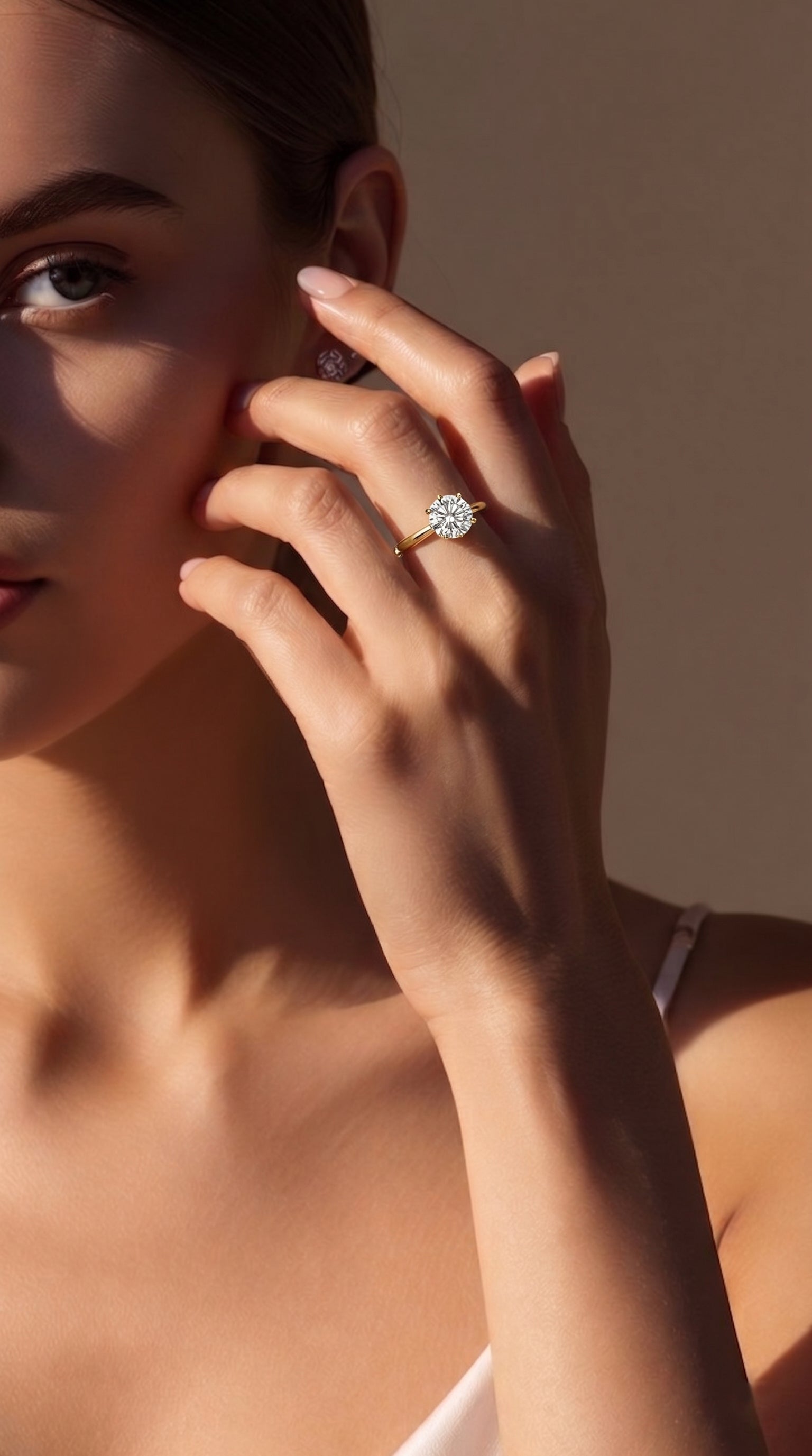 Classic Four-Prong Solitaire Ring