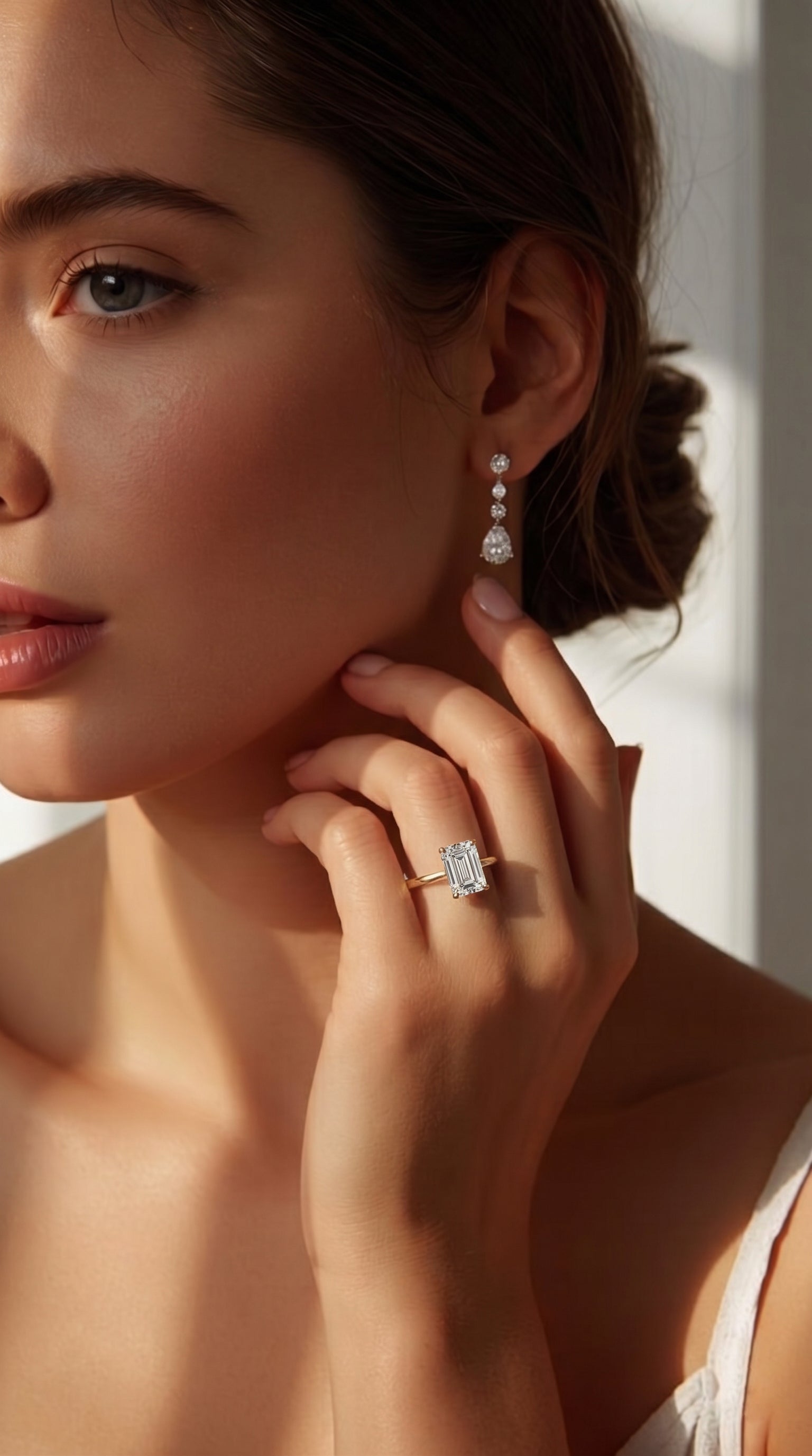 Classic Four-Prong Emerald Solitaire Ring
