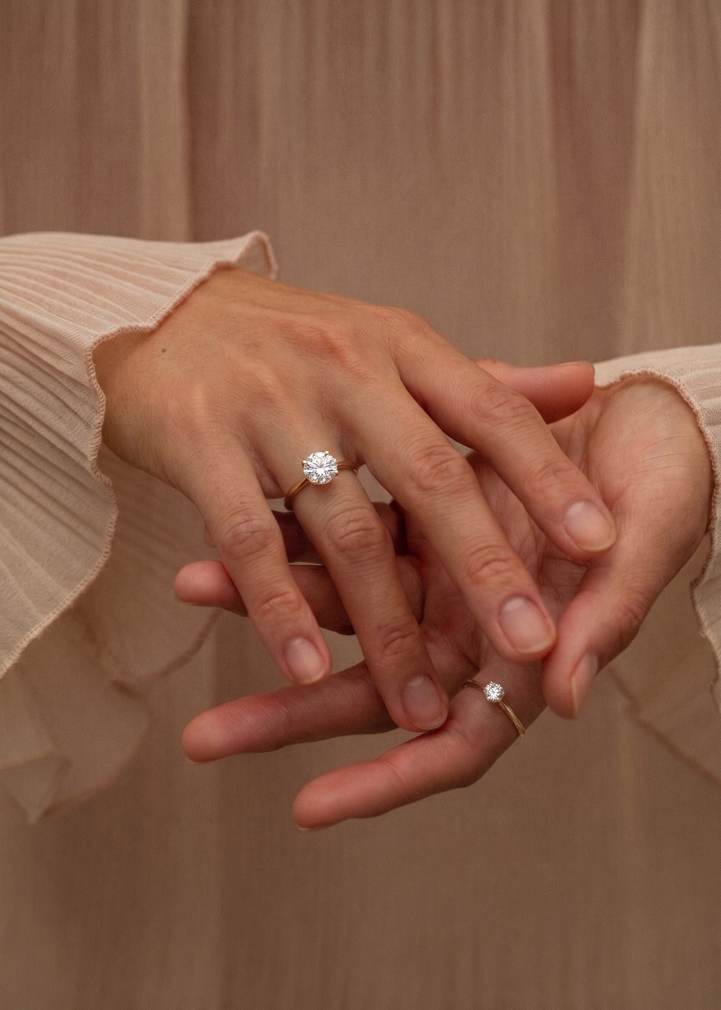 Iris Round Solitaire Ring