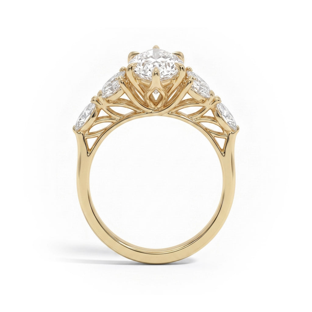 Eden's Vine Marquise Ring
