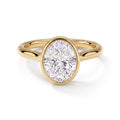 Luna Oval Solitaire Ring