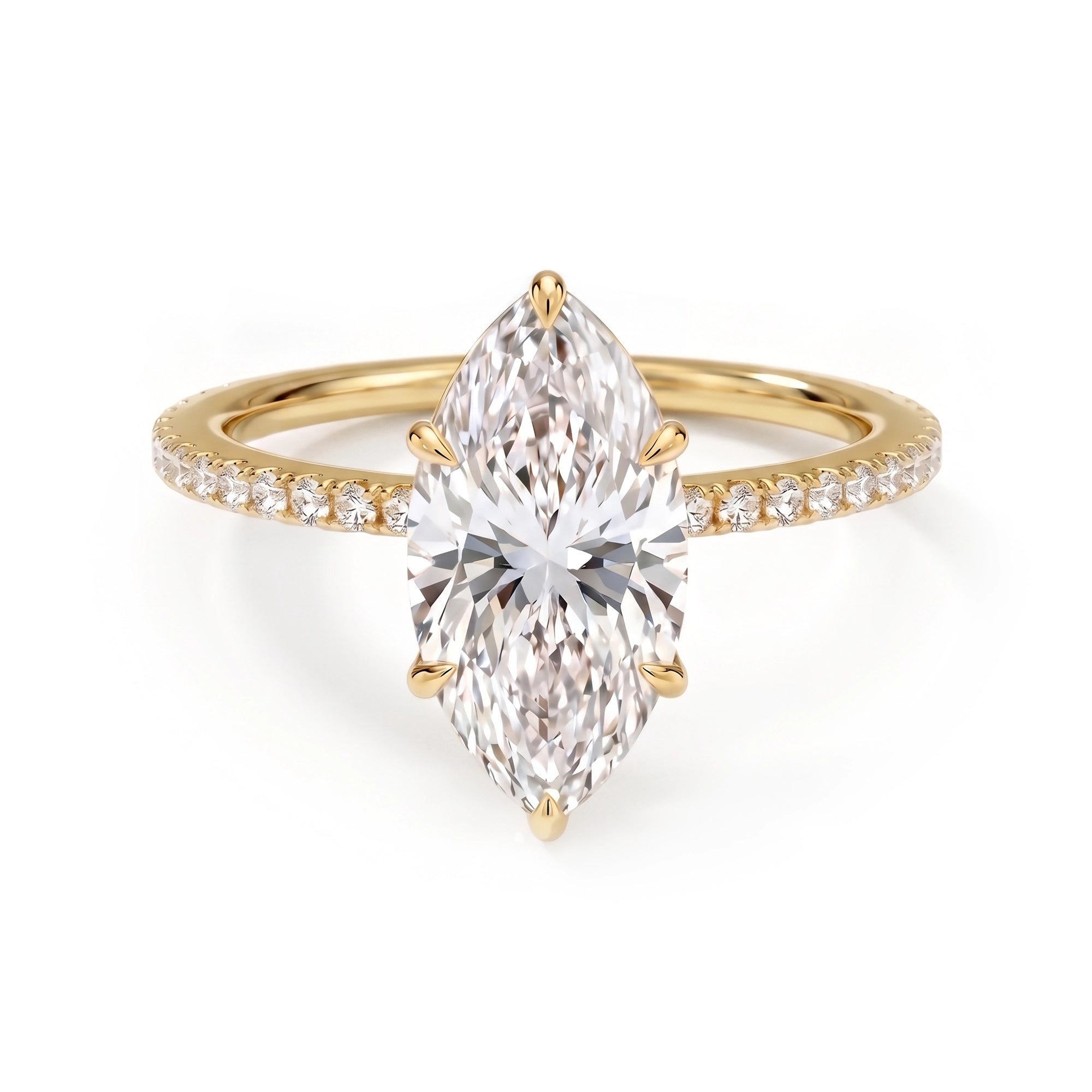 Lumina Pavé Marquise Ring