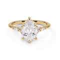 Laurel Pear Ring