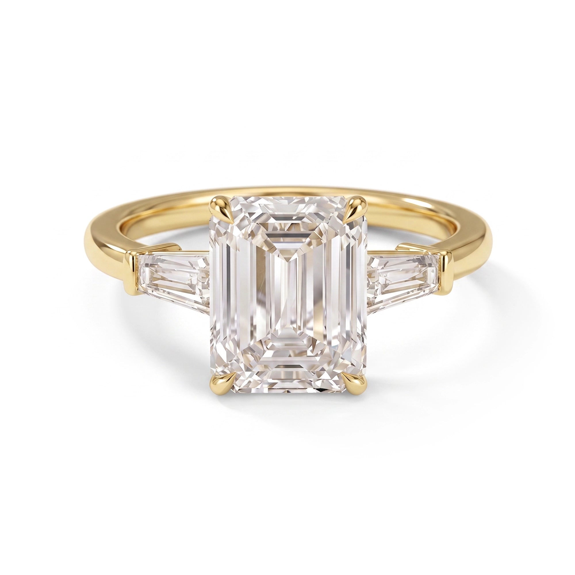 Legacy Emerald Three-Stone Ring