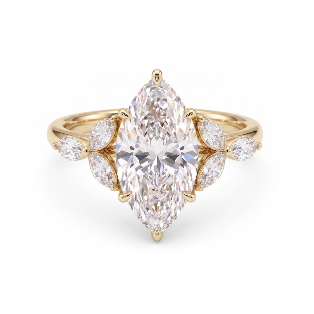 Eden's Vine Marquise Ring